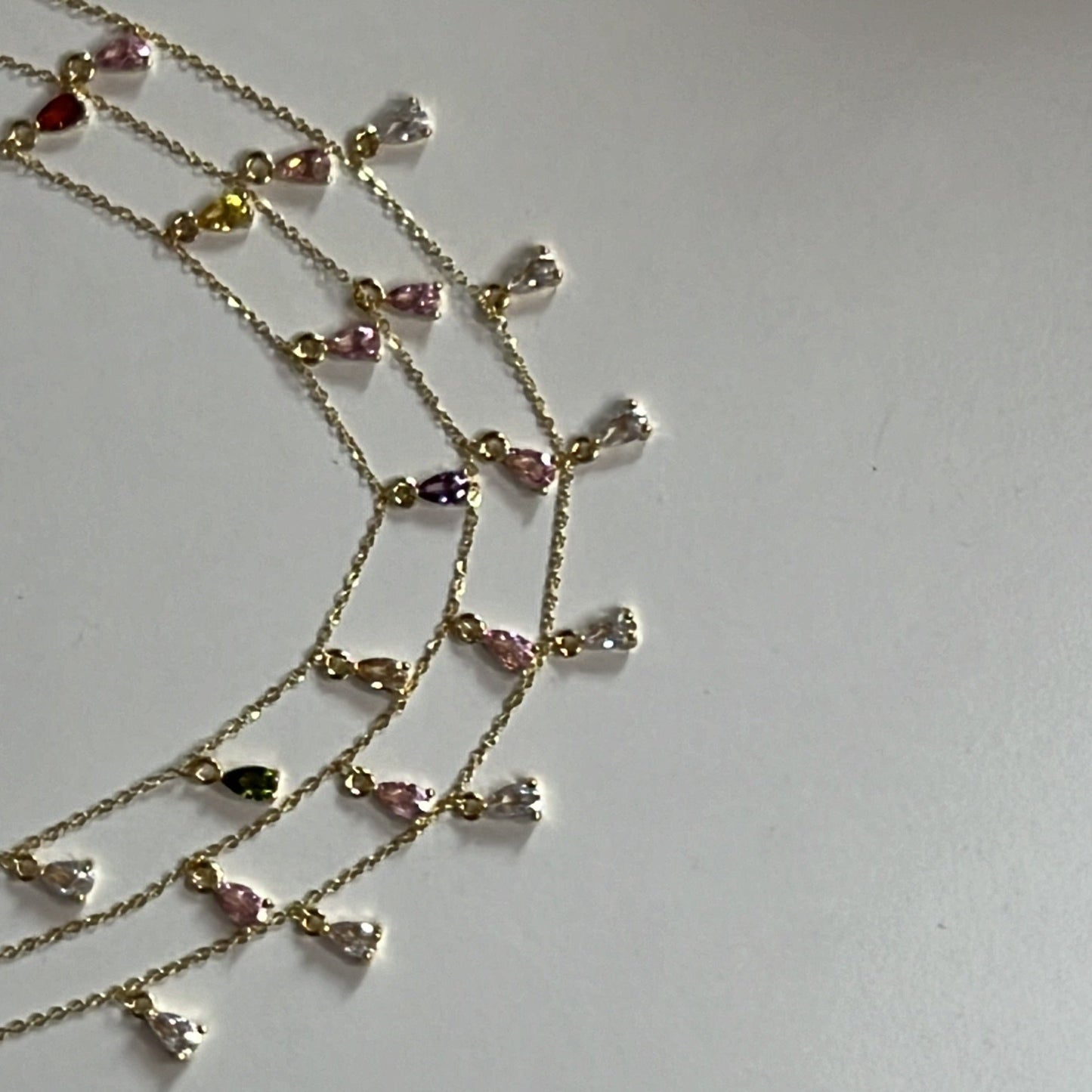 TIRA necklace ( pink )